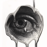 Eye in honey