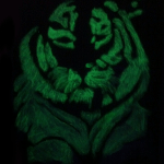 Glow in the dark Tiger